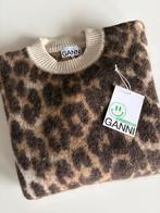 GANNI warme wollen trui in leopard maat M, Maat 38/40 (M), Bruin, Nieuw, Ophalen of Verzenden