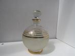 Vintage Boho Decanter karaf gouden lijnen, Ophalen of Verzenden