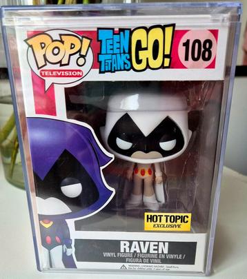 Funko Pop! Teen Titans: Raven 108 - hot topic exclusive beschikbaar voor biedingen