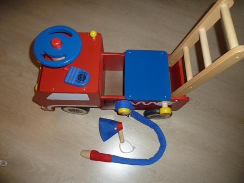I' m Toy loopwagen Brandweer met accessoires, Kinderen en Baby's, Speelgoed | Houten speelgoed, Gebruikt, Duw- of Trekspeelgoed