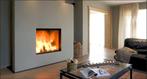 Houtvuur M-design Luna - ingebouwd (liftdeurhaard), Ophalen, Zo goed als nieuw, Inbouwhaard, Houthaard