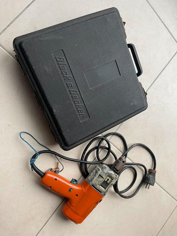 Originele vintage Black & Decker DNJ82, Doe-het-zelf en Bouw, Gereedschap | Boormachines, Zo goed als nieuw, Boormachine, Ophalen of Verzenden