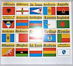 Différents cartons drapeaux par pays pour classement étuis., Envoi, Autres types