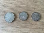 3 pièces en argent belge, Argent, Enlèvement ou Envoi, Monnaie en vrac, Argent