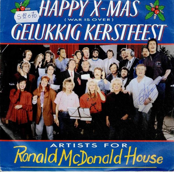 Vinyl, 7"   -   Happy X-Mas (War Is Over) / Gelukkig ....., Cd's en Dvd's, Vinyl | Overige Vinyl, Overige formaten, Ophalen of Verzenden