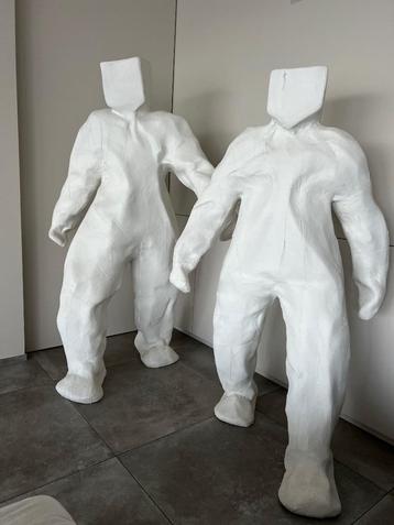 2 x Boman 185cm & 175cm (2 unique sculptures) by Daisy Boman