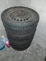 Winterbanden op staal velg 5x108, Auto-onderdelen, Banden en Velgen, Ophalen, Gebruikt, 16 inch, 205 mm