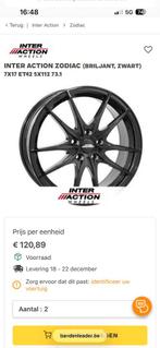 Winterbanden met velgen, Auto-onderdelen, Banden en Velgen, Ophalen, Gebruikt, Banden en Velgen, 17 inch