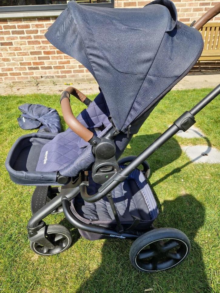 Kinderwagen Easywalker Harvey 3 Premium, Kinderen en Baby's, Buggy's, Zo goed als nieuw, Overige merken, Regenhoes, Verstelbare rugleuning