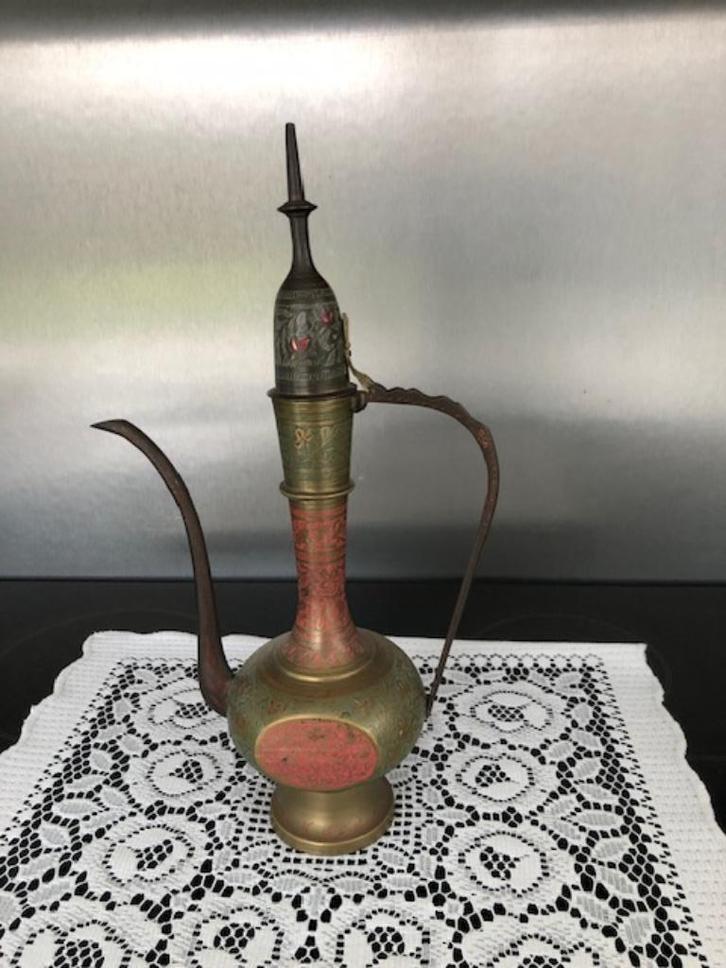 Vaas in koper, Antiek en Kunst, Antiek | Brons en Koper, Koper, Ophalen of Verzenden