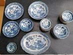 losse stukken servies delfst blauw chinees blue willow, Antiek en Kunst, Ophalen of Verzenden