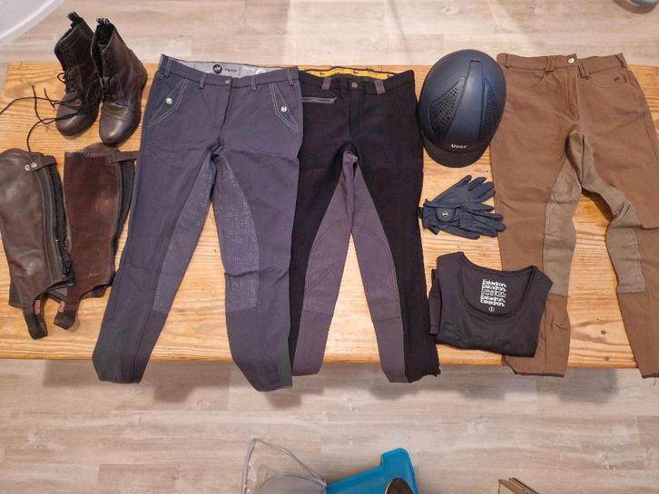 Volledige dames paardrijduitrusting, Dieren en Toebehoren, Paardrijkleding, Zo goed als nieuw, Dames, Bovenkleding, Recreatie