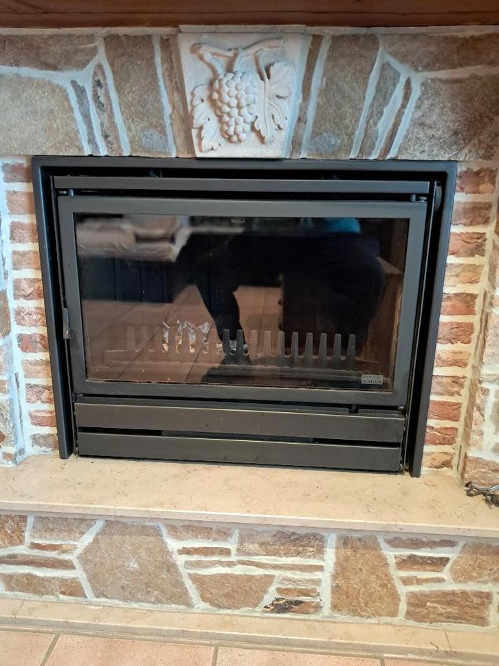 Inbouwhaard Nestor Martin, Huis en Inrichting, Kachels, Gebruikt, Inbouw, Houtkachel, Hout, Ophalen