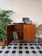 Vintage midcentury kastje | platenspeler meubel | kast retro, Huis en Inrichting, Kasten | Overige, Ophalen, Gebruikt