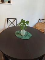 Table à manger noire, Maison & Meubles, Tables | Tables à manger, Autres essences de bois, 100 à 150 cm, 100 à 150 cm, Modern