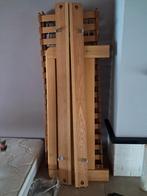 Tweepersoonsbed 160x200, Ophalen, Gebruikt, Bruin, Tweepersoons