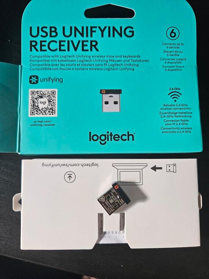 Récepteur Logitech USB Unifying Receiver, Computers en Software, Accesspoints, Zo goed als nieuw, Ophalen of Verzenden
