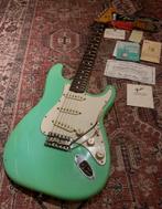 1986 Fender American Vintage Stratocaster Surf Green, Muziek en Instrumenten, Ophalen of Verzenden, Gebruikt, Solid body, Fender