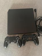 Playstation 4 + 2 controllers, Ophalen, Met 2 controllers, Slim, 500 GB