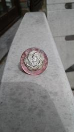 Bague en nacre rose et fleurs en métal argenté neuve, Bijoux, Sacs & Beauté, Bagues, Argent, Rose, Enlèvement ou Envoi, Neuf
