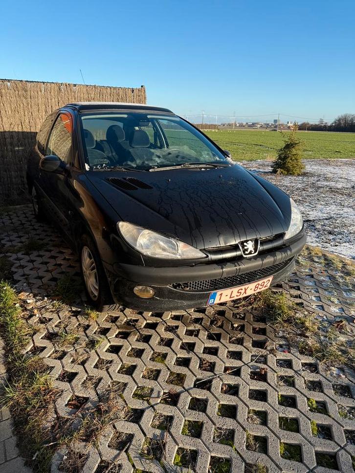 Peugeot 206 2.0 Hdi voor export, Auto's, Peugeot, Particulier, Diesel, 3 deurs, Handgeschakeld, Zwart, Ophalen