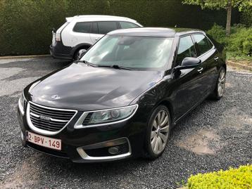 Unieke Saab 9-5NG aero turbo4 XWD Full option automaat, Auto's, Automaat, Euro 5, Zwart, 4 cilinders