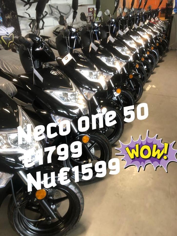 NECO SCOOTERS AAN Promo prijzen, Fietsen en Brommers, Scooters | Overige merken, Nieuw, Benzine, Ophalen