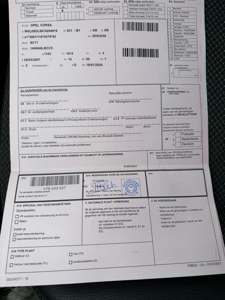 opel Corsa 1.4 2007 met keuring, Auto's, Opel, Particulier, Corsa, Benzine, Euro 4, 5 deurs, Handgeschakeld, Zilver of Grijs, Ophalen