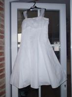 witte formele jurk + bolero maat 152, Ophalen of Verzenden, Zo goed als nieuw, Meisje, Overige typen