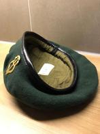 Paracommando groene muts 2de Bn Cdo, Ophalen of Verzenden, Landmacht, Helm of Baret