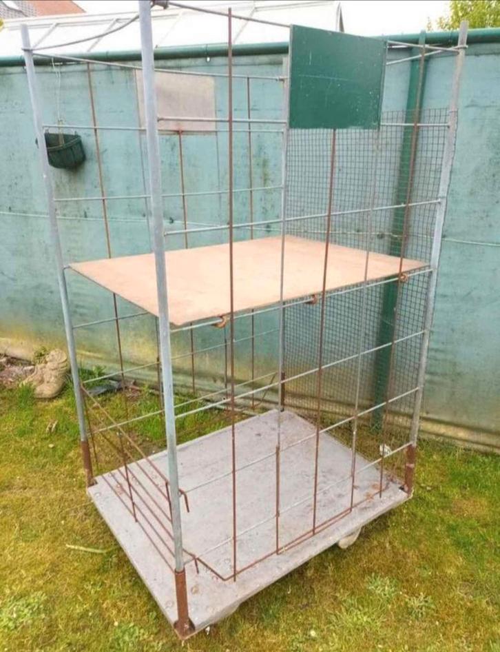 Transportkar, plantenkar, containerkar, rolkar, kar, Doe-het-zelf en Bouw, Containers, Ophalen