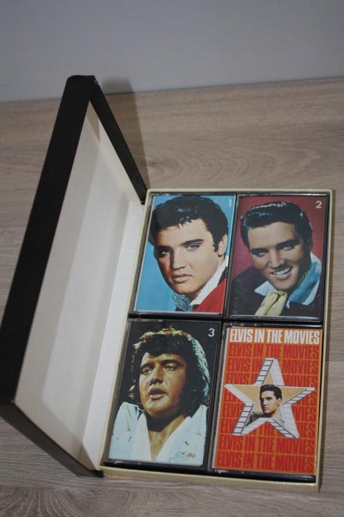 Muziekcassettes ,Box 4x  Elvis Presley , greatest hits, Cd's en Dvd's, Cassettebandjes, Gebruikt, Origineel, Rock en Metal, 2 t/m 25 bandjes
