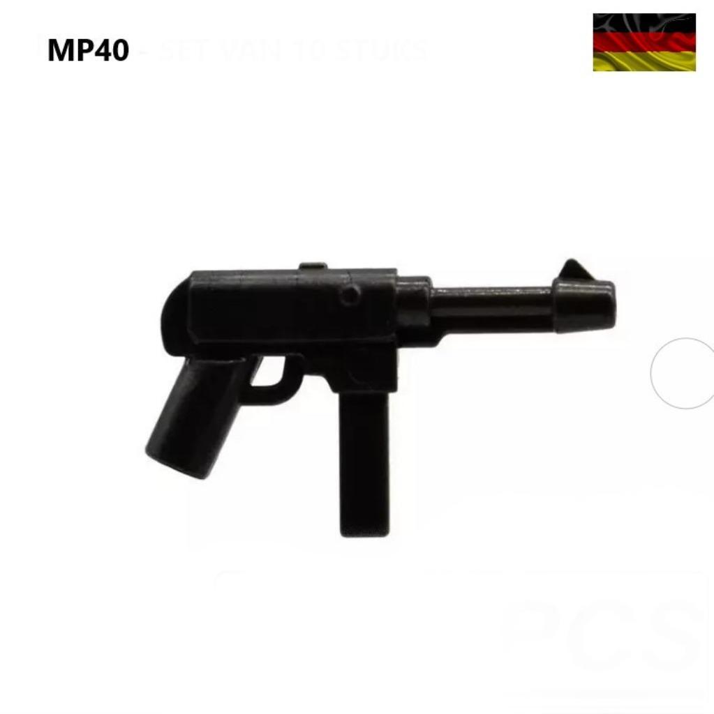 ② 🎁 Blocs de construction WW2 - X45 - MP40 allemand (10 x