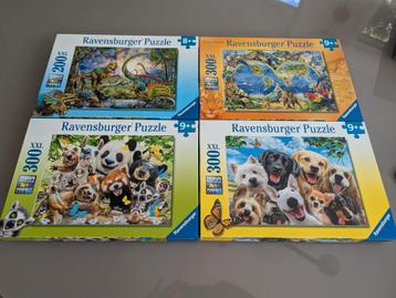 Set Ravensburger XXL puzzels 8+ en 9+ beschikbaar voor biedingen