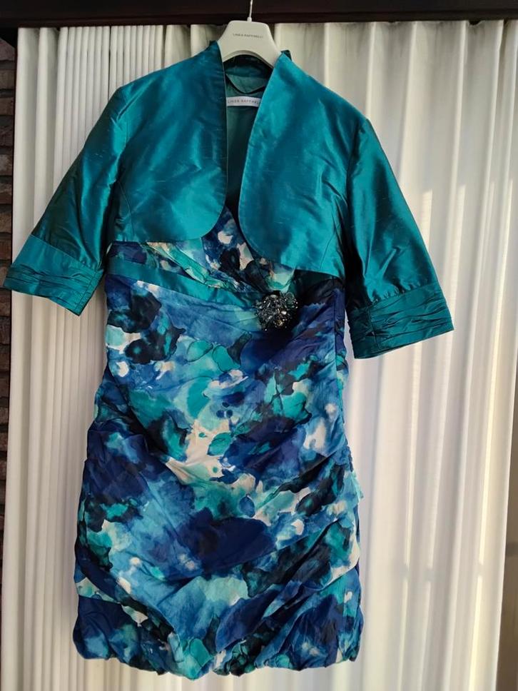 Linea Rafaelli, Kleding | Dames, Trouwkleding en Trouwaccessoires, Zo goed als nieuw, Accessoires, Blauw, Ophalen