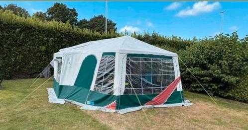 Mooie ruime Jamet Trigano Montana met voortent, bermkeuken!, Caravans en Kamperen, Vouwwagens, Jamet, tot en met 6, Aanwezig, Ophalen