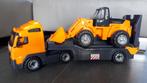Speelgoed Vrachtwagen met dieptelader, Ophalen, Zo goed als nieuw