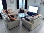 Lederen salon Natuzzi, Ophalen, Gebruikt, Leer