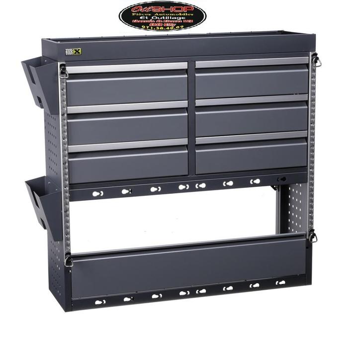 Armoire encastrable universelle pour fourgon 6 tiroirs, Auto diversen, Autogereedschap, Nieuw, Ophalen