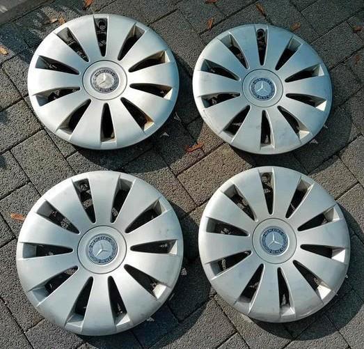 Originele wieldeksels wieldoppen Mercedes A B 15inch  🚖, Auto diversen, Wieldoppen, Gebruikt, Ophalen of Verzenden
