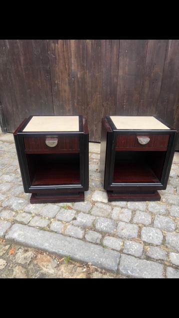 Paire de chevets Vintage beschikbaar voor biedingen