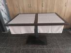 Horeca tafels,  2p en 4p centrale voet., Huis en Inrichting, Tafels | Eettafels, Ophalen, Zo goed als nieuw, Metaal