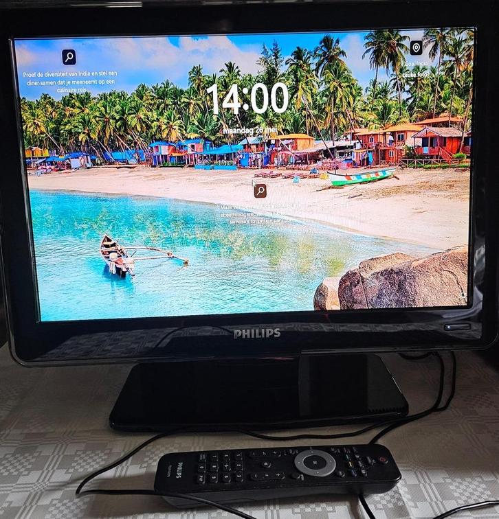 PHILIPS TV=nieuw +staander en muurbevestiging. Weinig gebr., Audio, Tv en Foto, Televisies, Zo goed als nieuw, LCD, 40 tot 60 cm