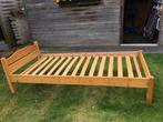 Bed, Ophalen, 85 tot 100 cm, Zo goed als nieuw, Lattenbodem