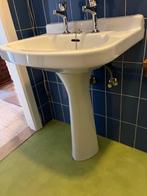 Retro wastafel pompbak - gratis, Huis en Inrichting, Ophalen of Verzenden, 25 tot 50 cm, 50 tot 100 cm, Wasbak of Wastafel