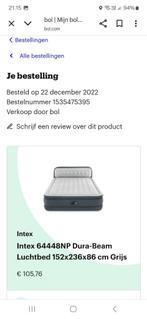 Luchtbed intex, Ophalen, Ingebouwde pomp, Nieuw, 2-persoons