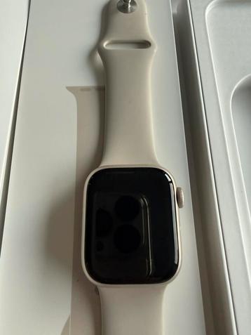 Apple watch series  7-41 mm starlight perfecte staat beschikbaar voor biedingen