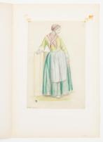 Cesar De Cock (1823-1904): Meisje met muts (22 x 33 cm), Antiek en Kunst, Ophalen of Verzenden