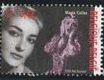 LOSSE  ZEGEL  BELGIE -  Maria Callas, Postzegels en Munten, Postzegels | Thematische zegels, Overige thema's, Verzenden, Gestempeld
