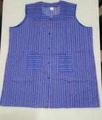 blauwe schort ma flodder kuisschort verkleedschort koisvra, Huis en Inrichting, Ophalen of Verzenden, Nieuw, Blauw, Schort